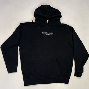 Model House Los Angeles Pullover Hoodie Women Large Black